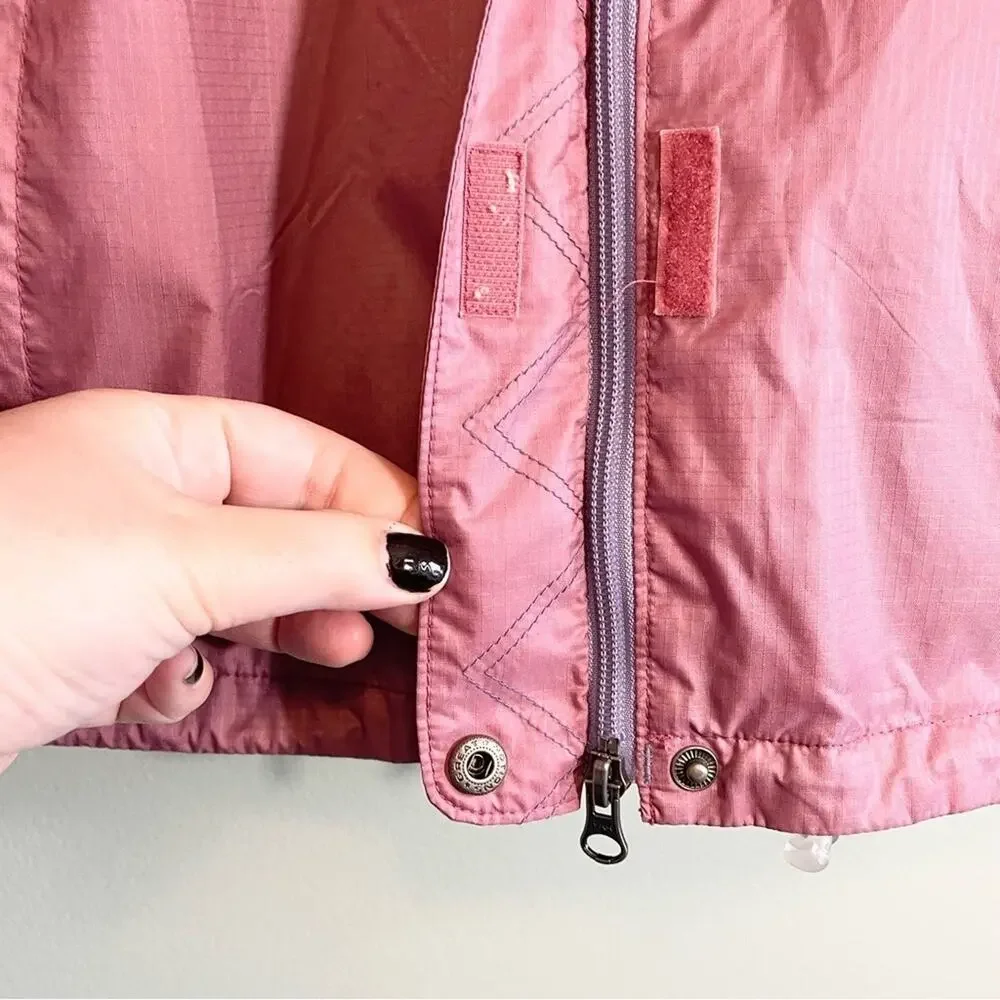 Woolrich Women's Zip Up Windbreaker Light Pink Size Medium - Picture 12 of 16